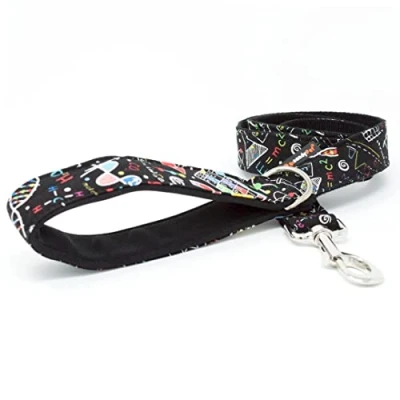 Afbeelding van candyPet® Dog Leash 120 cm cotton with Softshell Padded Handle Science