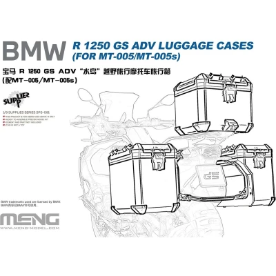 Afbeelding van 1:9 MENG SPS091 BMW R1250 GS ADV Bagagekoffers Plastic Modelbouwpakket