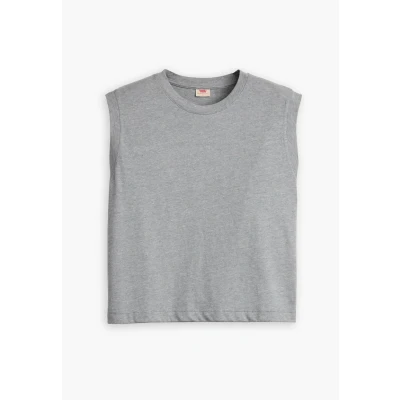Afbeelding van Levi&#039;s BOXY TANK TOP Top, Dames, Maat: Small, Header gray