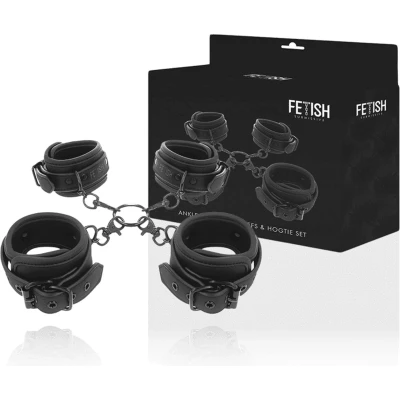 Afbeelding van Fetish Submissive BONDAGE Hogtie And Cuff Set