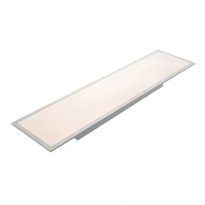 Afbeelding van Lindby LED paneel 1licht kunststof, aluminium H: 7.3 cm wit, zilver Inclusief lichtbron