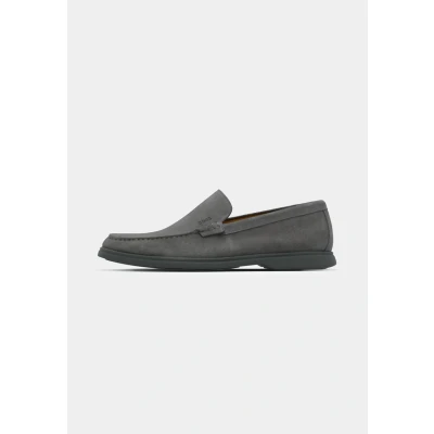 Afbeelding van BOSS Sienne Instappers, Heren, Maat: 43, Medium grey Leer