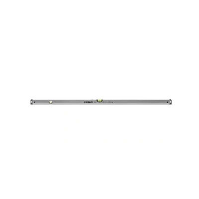 Afbeelding van PRO600 Waterpas 150cm Geanodiseerde met magneten Hardheid 9 op de schaal van Mohs Ergonomisch profiel en ERS+ (Easy Reading System) Antischokabsorberende eindkappen Kleur Zilver