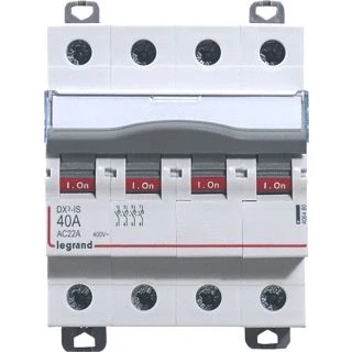 Afbeelding van Legrand lastschakelaar dx3 4p 40a 4modules 406480