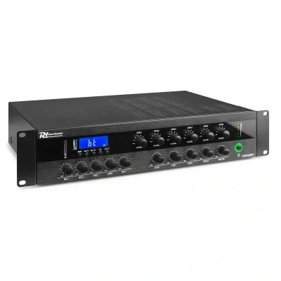 Afbeelding van Power Dynamics PDW360MP3 6 zone 100V versterker met Bluetooth en mp3