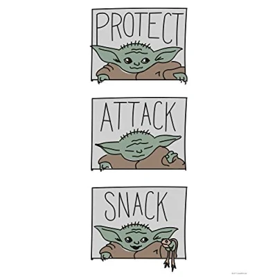 Afbeelding van Komar Artprint Mandalorian The Child Protect Attack Snack (1 stuk)
