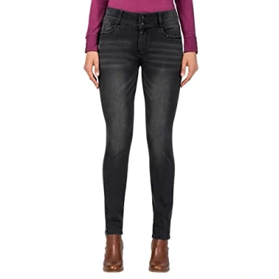 Afbeelding van TIMEZONE Dames Jeans Broeken Enya slim Fit Zwart 26W / 30L Volwassenen