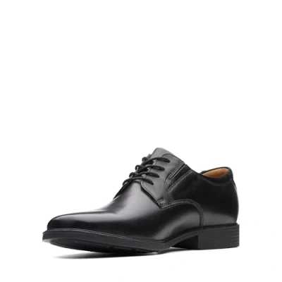 Afbeelding van Clarks Tilden Plain Veterschoenen, Heren, Maat: 41.5, Black Leer
