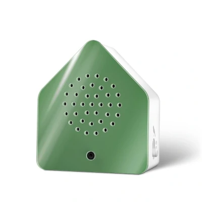Afbeelding van Relaxound Bewegingssensor Zwitscherbox Satellite Met Vogelgeluiden Oplaadbaar Nachtegaal Groen 4x7x7,7cm Nice thingZ