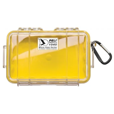 Afbeelding van Peli™ Case 1040 Microcase geel transparant