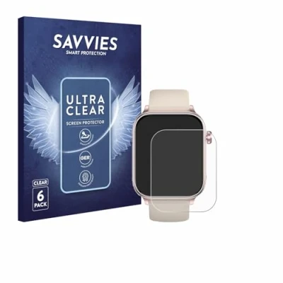 Afbeelding van Savvies Screenprotector voor Marsyu ET570 1.96&quot; Folie Beschermfolie transparant (6 Stuks)