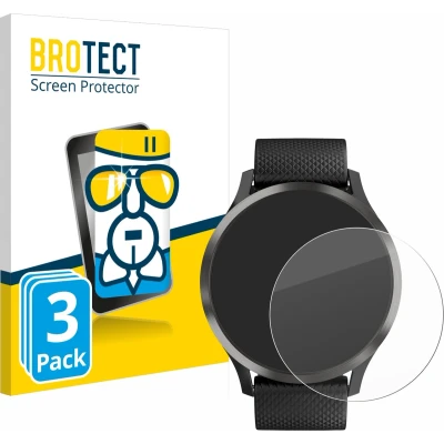 Afbeelding van BROTECT Glas Screen Protector voor Garmin vivomove HR (3 Stuks) Schermbeschermer [9H Hardheid, Beschermglas Folie niet Gehard Glas]