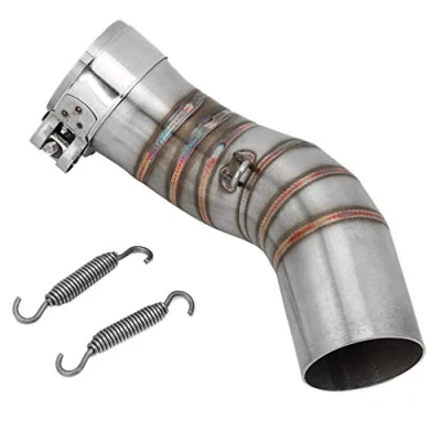 Afbeelding van EBTOOLS Motorfiets Uitlaat Adapter Midden Link Pijp, Stalen Middenstuk Pijp Modificatie Fit voor Z900 2017 2019