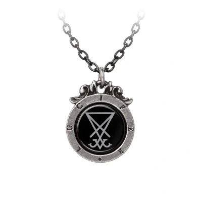 Afbeelding van Alchemy Seal of Lucifer Ketting Zilverkleurig