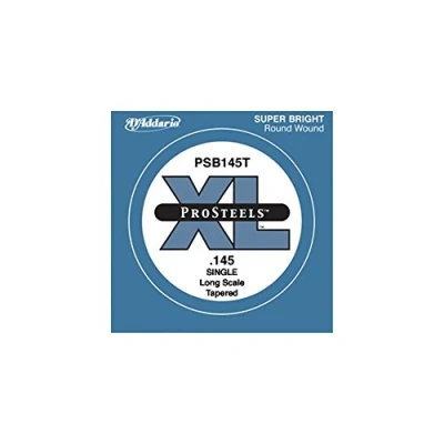 Afbeelding van D&#039;Addario PSB145T ProSteels enkele snaar voor basgitaar, Long Scale, 145, toelopend