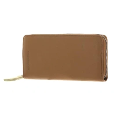 Afbeelding van FREDsBRUDER Leren Portemonnee Nastally Big Wallet Iced Coffee Bruine