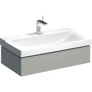 Afbeelding van Geberit Xeno2 wastafelonderbouwkast met 1 lade, greige 880 x 220 462