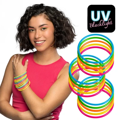 Afbeelding van Neon Kleur Armbanden 15 stuks