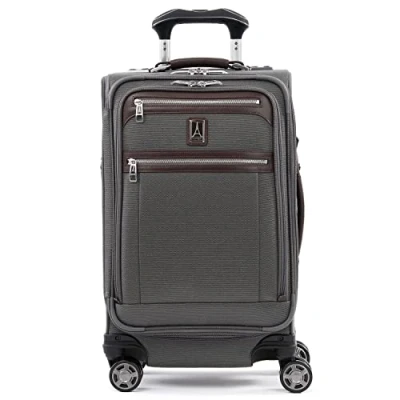 Afbeelding van Travelpro Crew 11 50&quot; Kledingstuk Tas Koffers, Vintage Grijs, Checked Large 29 Inch, Platinum Elite Softside Uitbreidbare Spinner Wheel Bagage