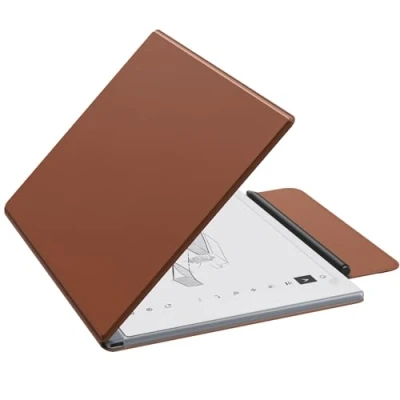 Afbeelding van MoKo for Remarkable 2 Tablet Case, Lightweight Ultra Thin Magnetic Case with Wide Pen Protective Clasp, Smart Cover Folio 10.3&quot; 2020 Release, Brown