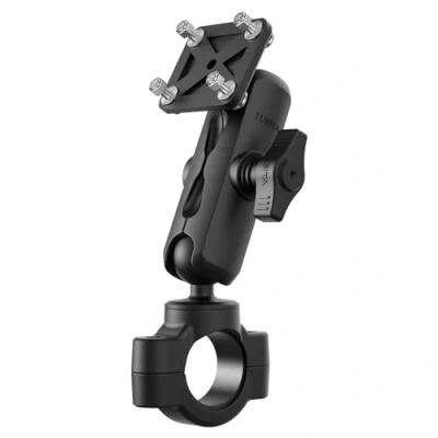 Afbeelding van TUSITA Motorfiets GPS Mount Compatibel met Garmin Montana, Zumo XT Stuurbevestiging Dubbele Socketarm Medium