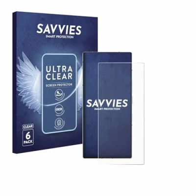 Afbeelding van Savvies (6 Stuks) Schermbeschermer voor ZTE Nubia Z60 Ultra Screen Protector Transparant