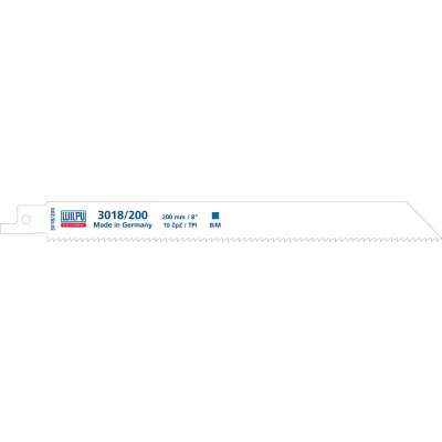 Afbeelding van Wilpu 3018/200 reciprozaagblad Staal en RVS (Bosch S1022HF) 5 stuks