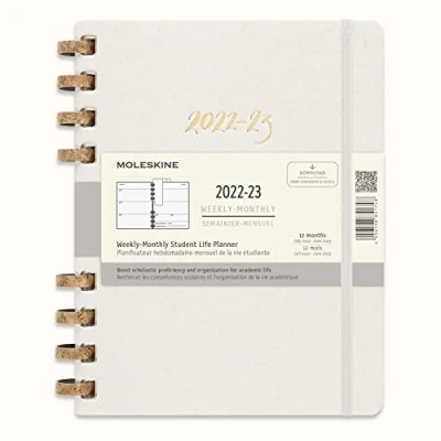 Afbeelding van Moleskine Maandplanner 2022, 2023, 12 Maanden Dagboek, In Harde Kaft, Meet Groot 19 X 25 Cm, Crush Kiwi