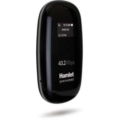 Afbeelding van Hamlet HHTSPT3GM42 draadloze router Single band (2.4 GHz) 3G Zwart