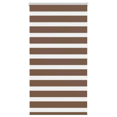 Afbeelding van Zebra rolgordijn 90x150 cm stofbreedte 85,9 polyester bruin