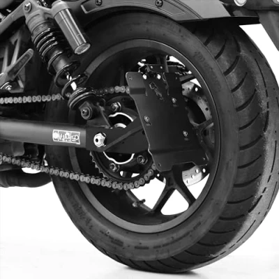 Afbeelding van ZIEGER Zijkentekenplaathouder Kentekenplaatdrager compatibel met: Honda CMX 1100 Rebel