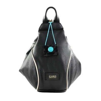 Afbeelding van Gabs Schoudertas Vrije tijd rugzak Narcisa Shoulder Bag Nero+Smog+Ecru Zwart Donkergrijs
