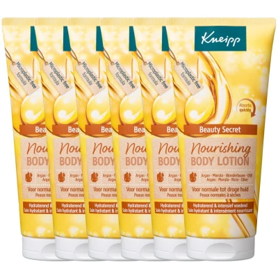 Afbeelding van 6x Kneipp Nourishing Body Lotion Beauty Secret 200 ml