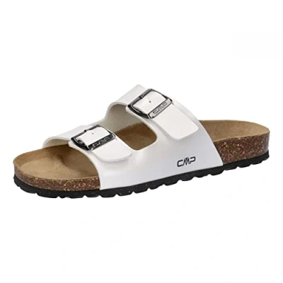 Afbeelding van CMP Dames Eco Thalitha Wmn Slipper, Bianco, 42 EU, wit, EU