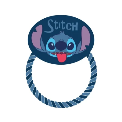 Afbeelding van Lilo &amp; Stitch Hondenspeeltje piepend pluche en touw L 8445484201734