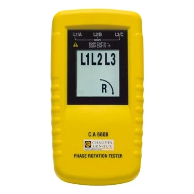 Afbeelding van Chauvin Arnoux C.A 6608 Draaiveldmeter CAT III 600 V LCD