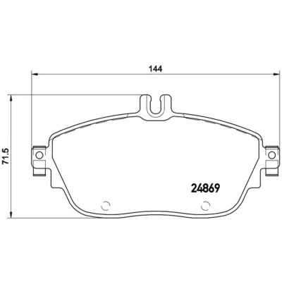 Afbeelding van Brembo Remblokset P 50 093