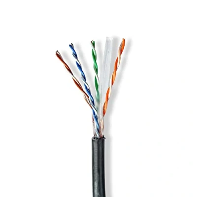 Afbeelding van Netwerkkabel voor buiten Cat6 U/UTP 100 meter (Stugge kern)