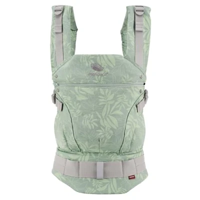Afbeelding van manduca FIRST babydrager BotanicGreen &lt; Ergonomische van biologisch katoen voor pasgeborenen de geboorte en kinderen 3,5 tot 20 kg (groen)