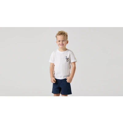 Afbeelding van Levi&#039;s Monogram T shirt voor tieners Boy&#039;s 10A Wit / Bright White