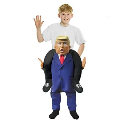 Afbeelding van Morph MCKPBPR Donald Trump Huckepack kostuum, uniseks, eenheidsmaat kinderen