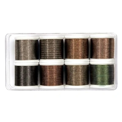 Afbeelding van Madeira Zacht metallic garen hand en machinaal naaien, voor naaien borduren, accentueren van zwart folie 8x200m, diverse kleuren