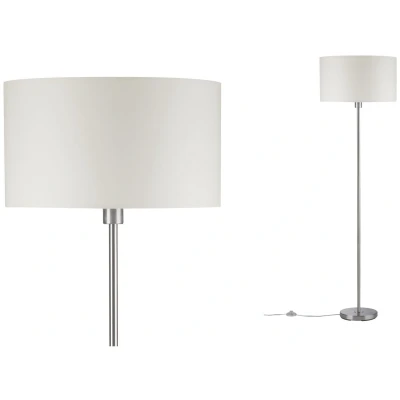 Afbeelding van Paulmann Tessa 70922 Staande lamp LED E27 60 W Crème, RVS (geborsteld)