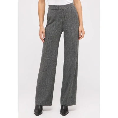 Afbeelding van Angels Broek Liz Easy Zwart / wit 4430