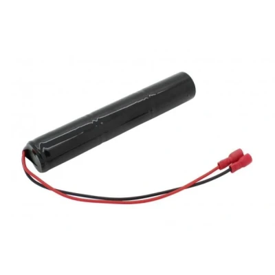 Afbeelding van batterij voor noodlicht NiMH 3.6V 4000mAh L1x3 Baby C met kabel en Faston aansluitingen 4,8 mm / + 6,3 vervangt 3,6 V