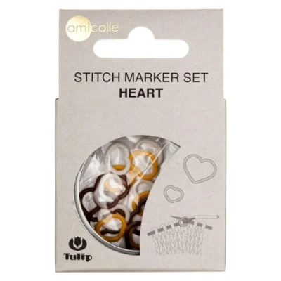 Afbeelding van Stitch Ring Markers Heart 2 Tulip