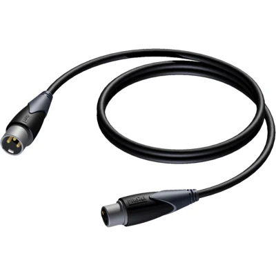 Afbeelding van Procab CLA901 XLR (m) (v) audiokabel 0,50 meter