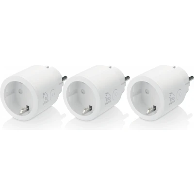 Afbeelding van Deltaco Smart Home 3x Slimme Draadloze Stekker WiFi 10A 2400W Timer Wit