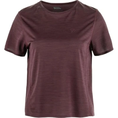 Afbeelding van Fjällräven Abisko Lite SS Shirt Dames Port L Rood Outdoor