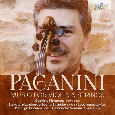 Afbeelding van Gabriele Pieranunzi Paganini: Music For Violin &amp; Strings (CD)